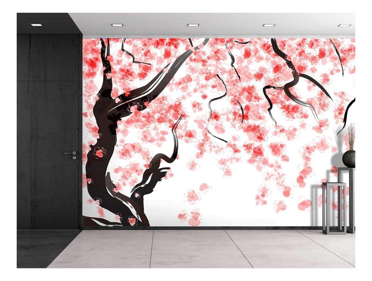 Japanese Cherry Blossom Painting Wallpapers