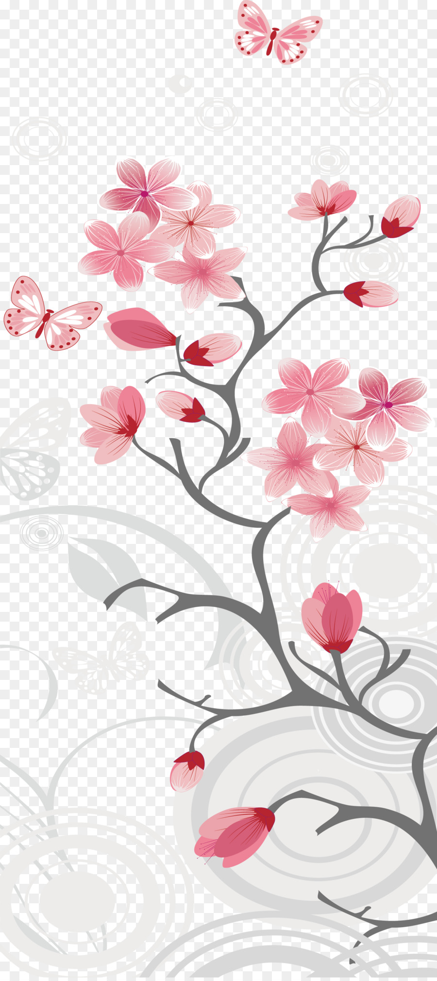 Japanese Cherry Blossom Painting Wallpapers