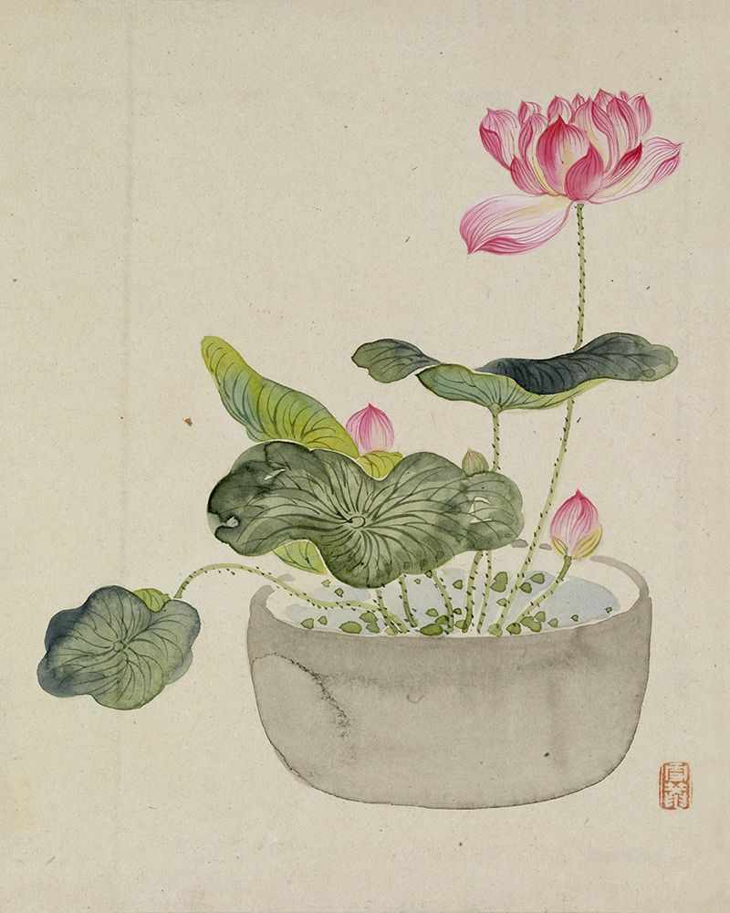 Japanese Lotus Art Wallpapers