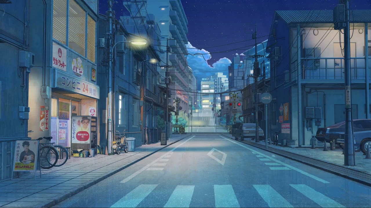 Japanese Street Night Wallpapers