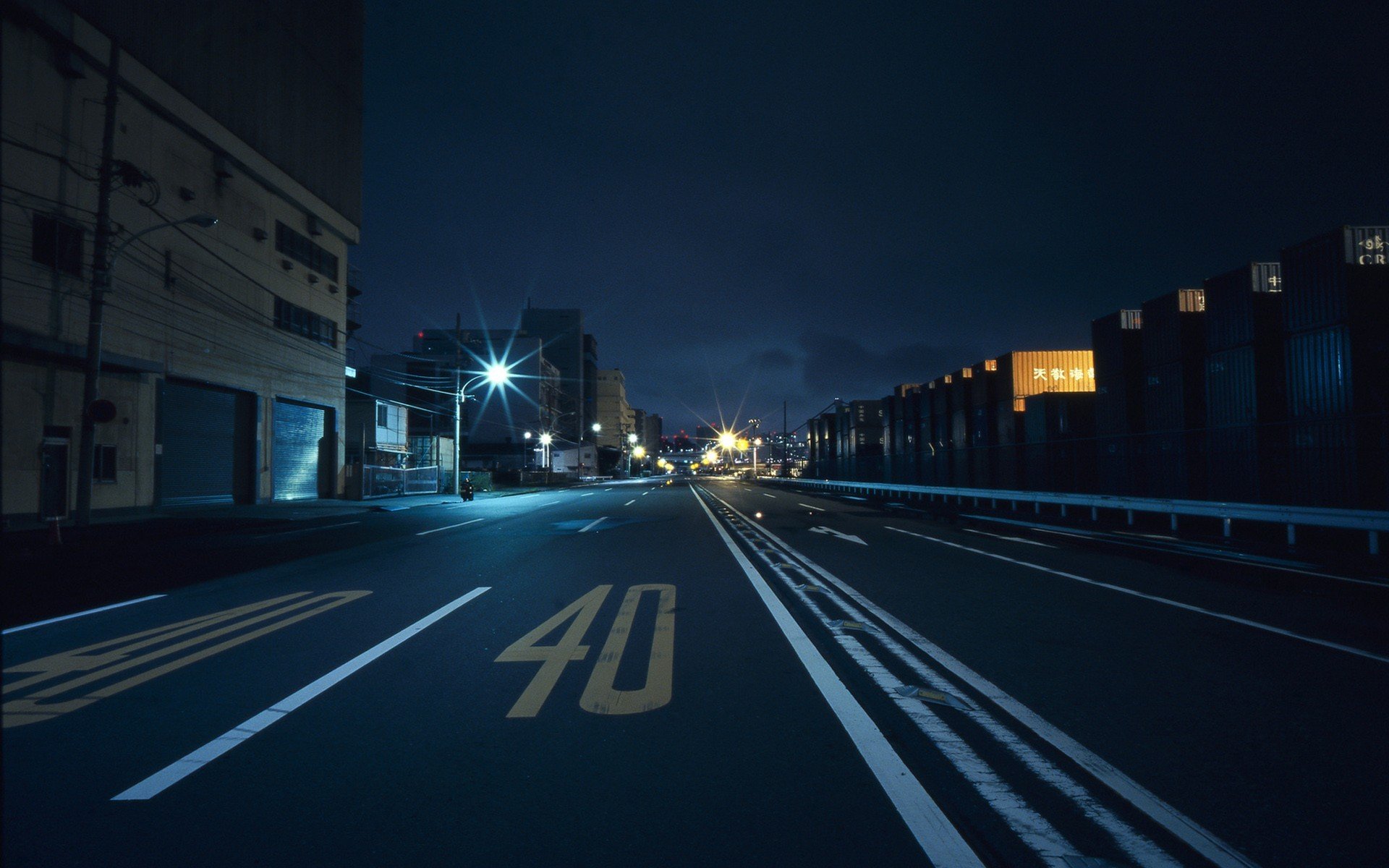 Japanese Street Night Wallpapers