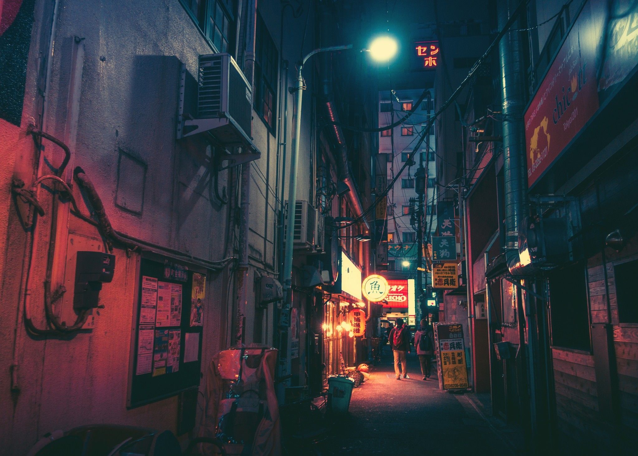 Japanese Street Night Wallpapers