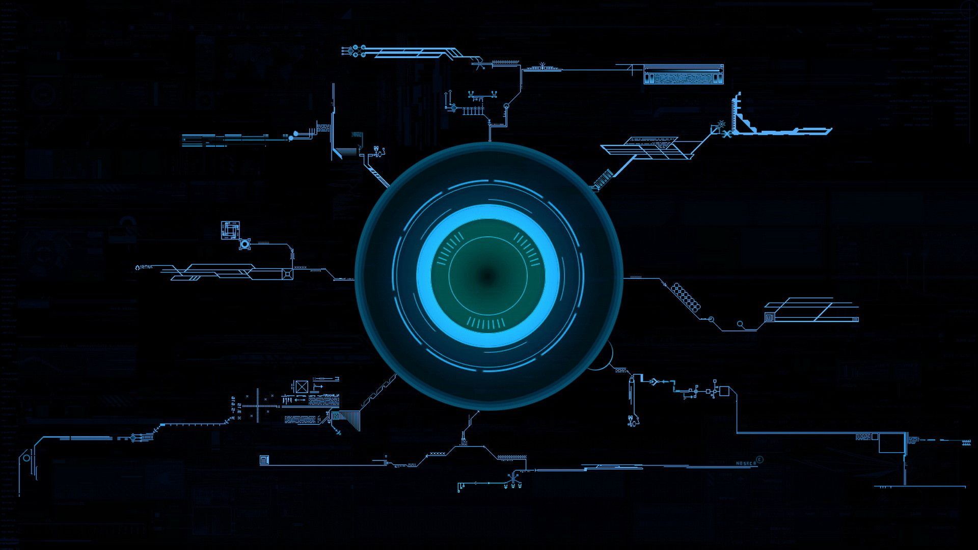 Jarvis Mainframe Wallpapers