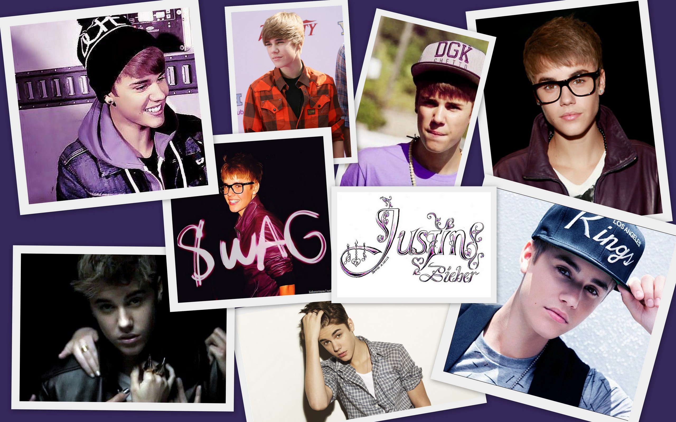 Justin Bieber Collage Wallpapers