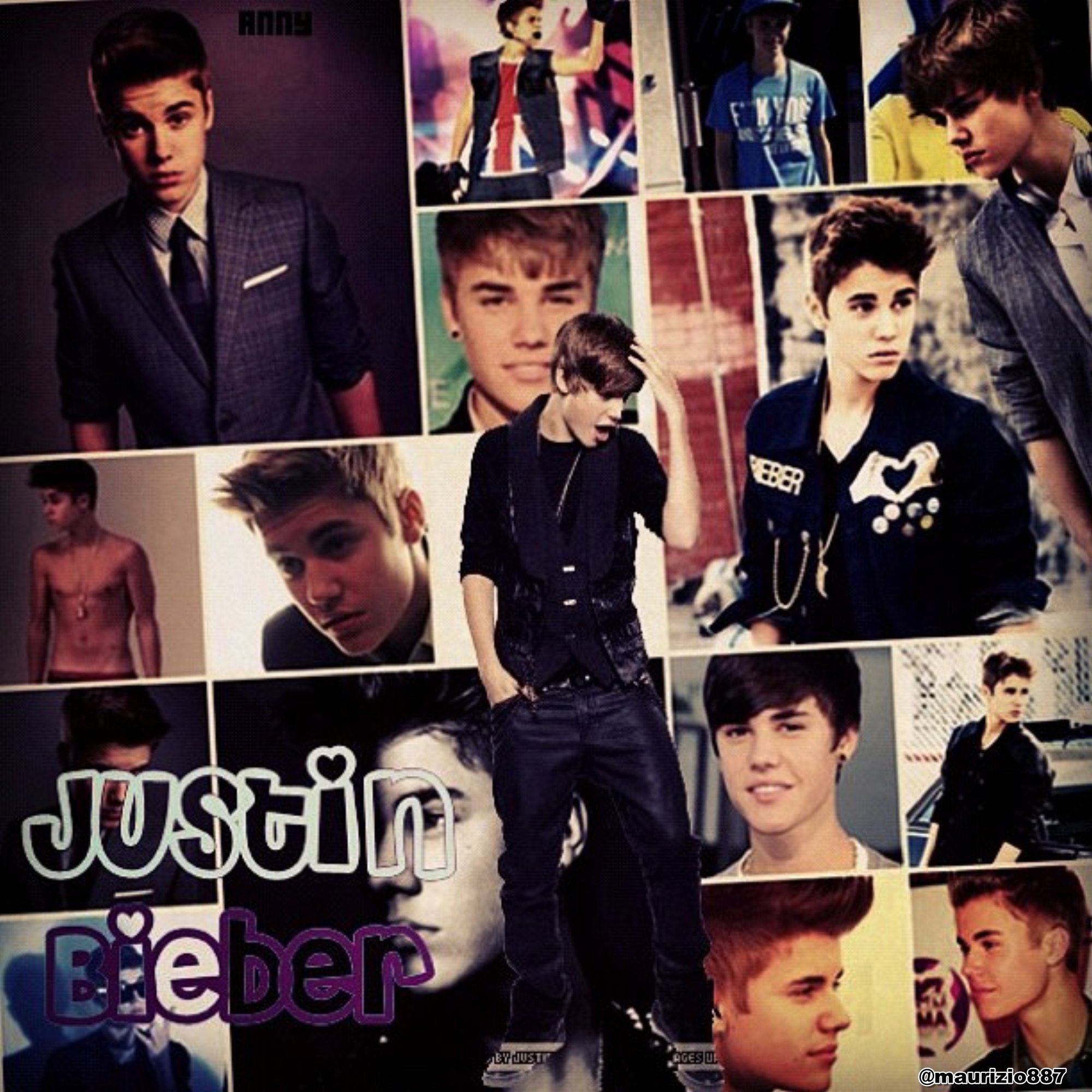 Justin Bieber Collage Wallpapers