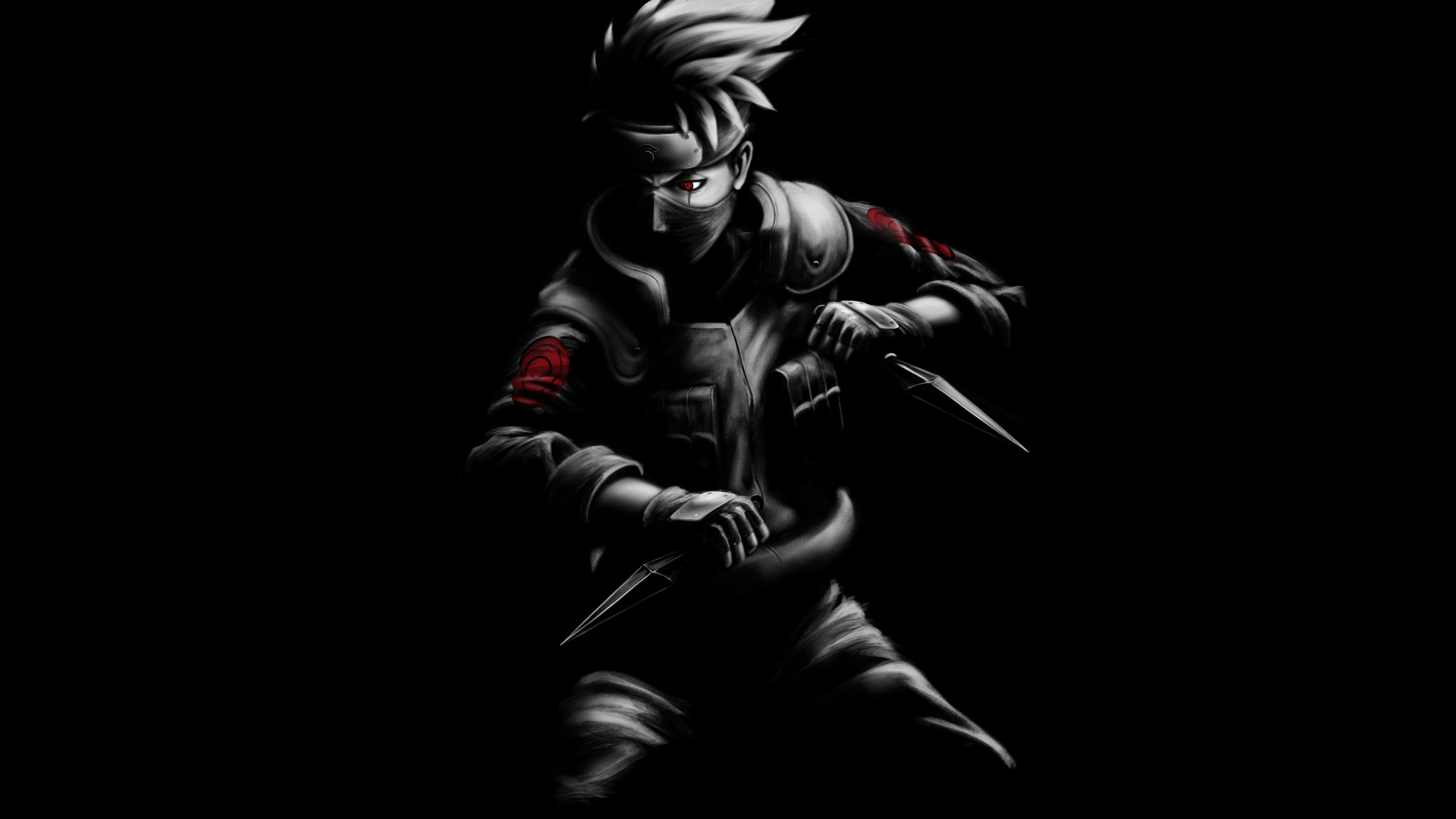 Kakashi Black And White Wallpapers