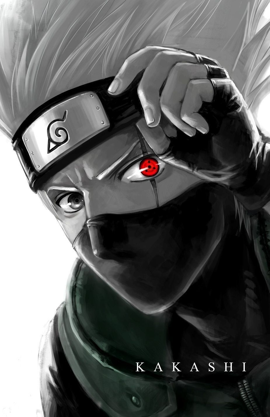 Kakashi Black And White Wallpapers