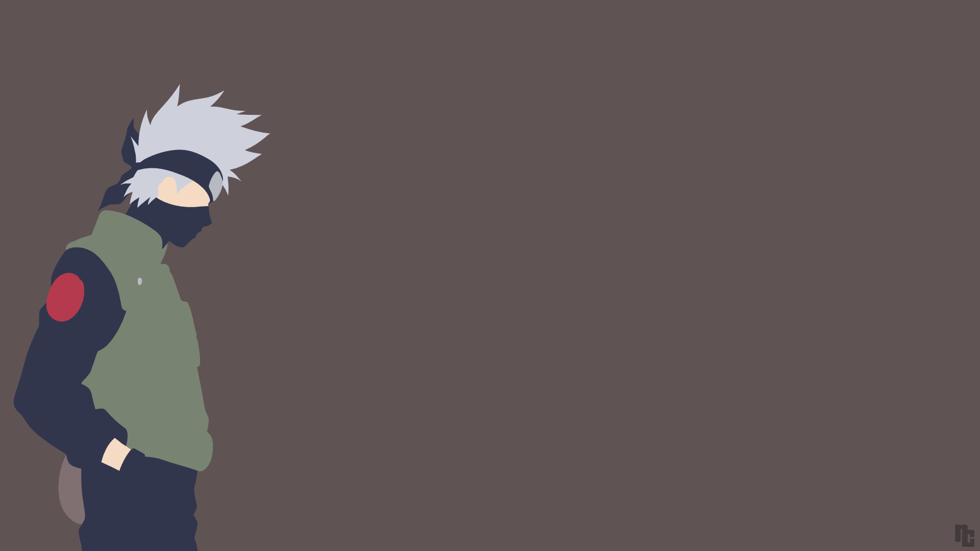 Kakashi Minimalist Wallpapers