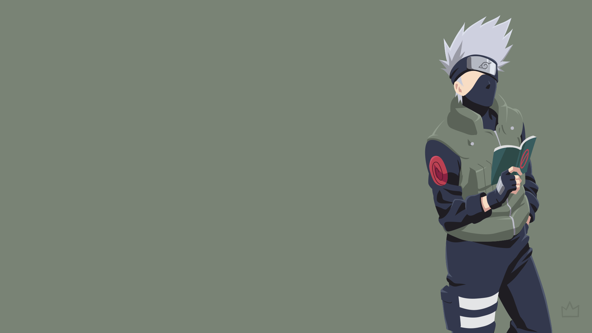 Kakashi Minimalist Wallpapers