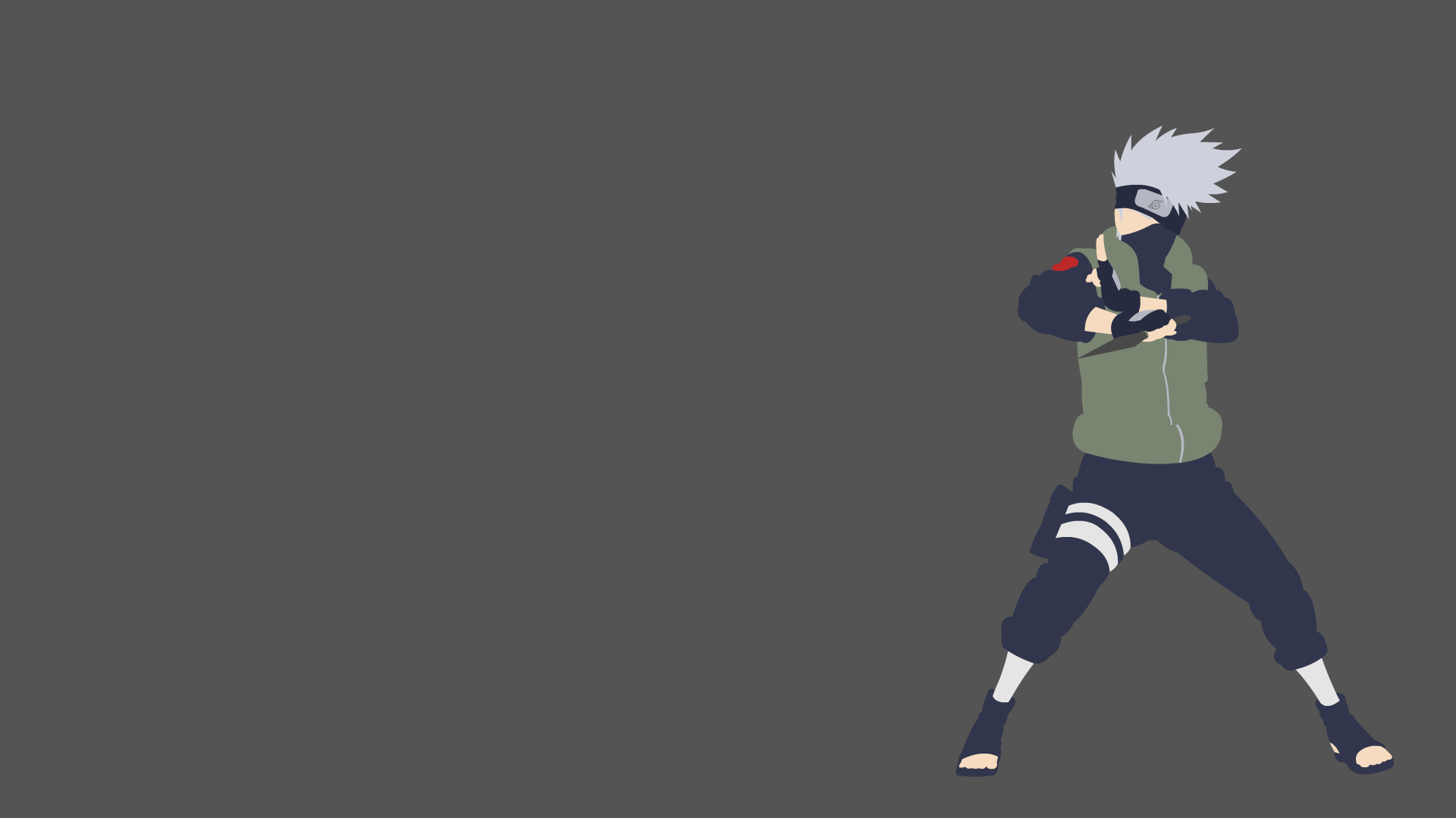 Kakashi Minimalist Wallpapers