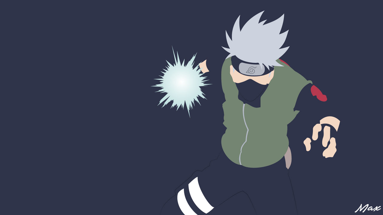 Kakashi Minimalist Wallpapers