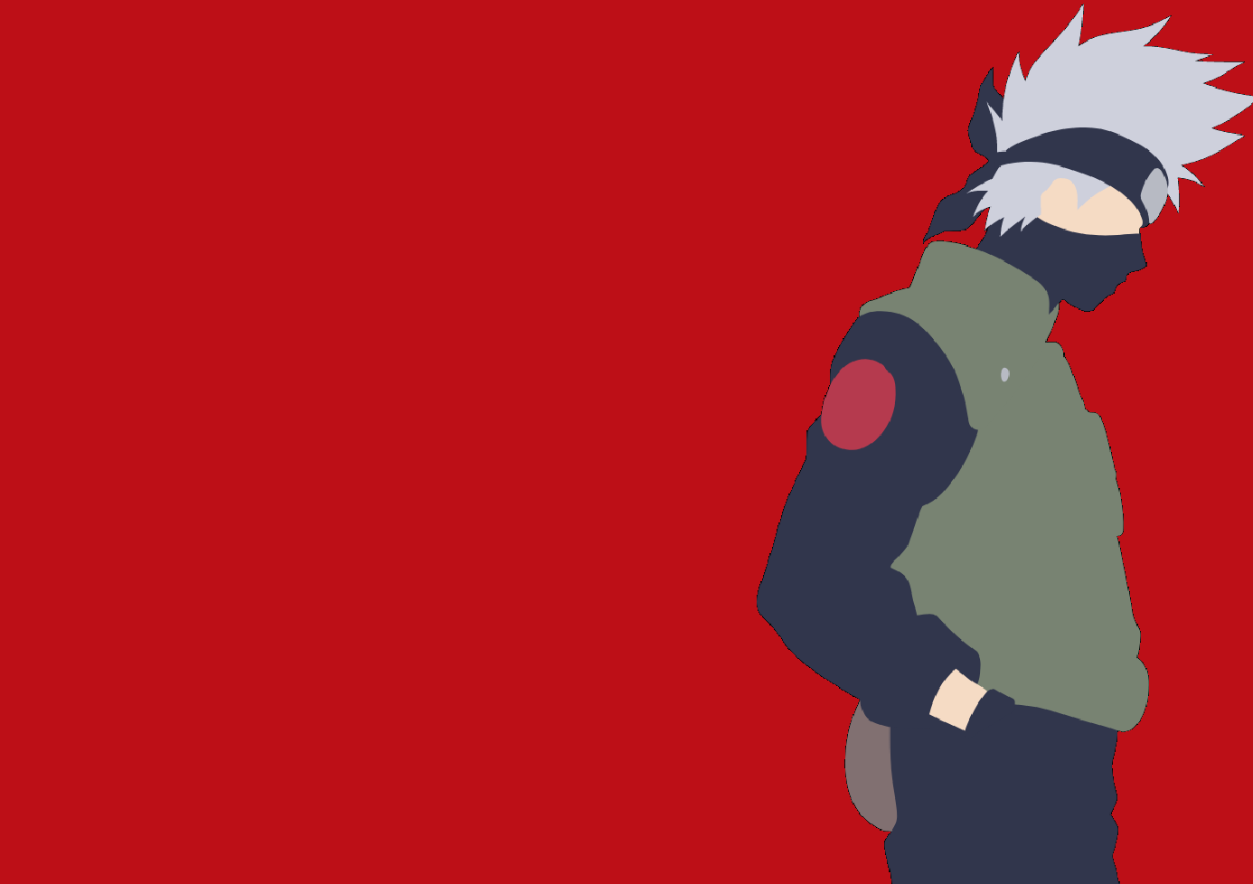 Kakashi Minimalist Wallpapers