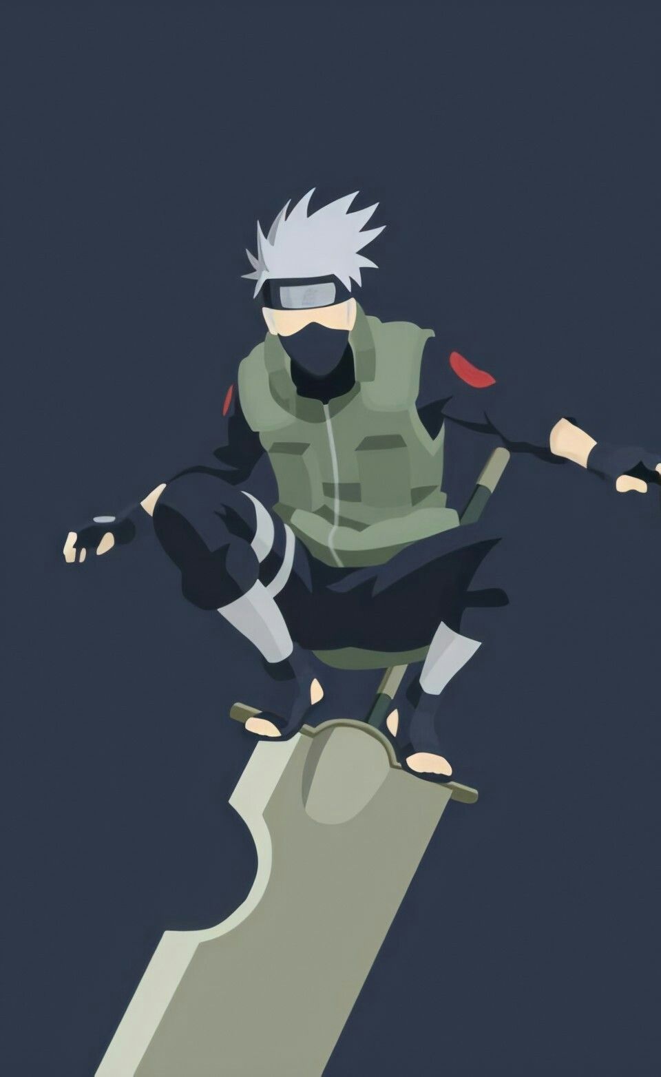 Kakashi Minimalist Wallpapers