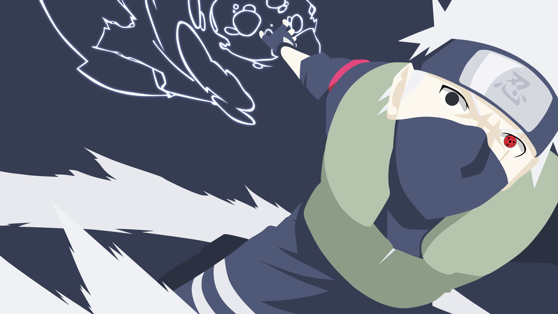 Kakashi Minimalist Wallpapers