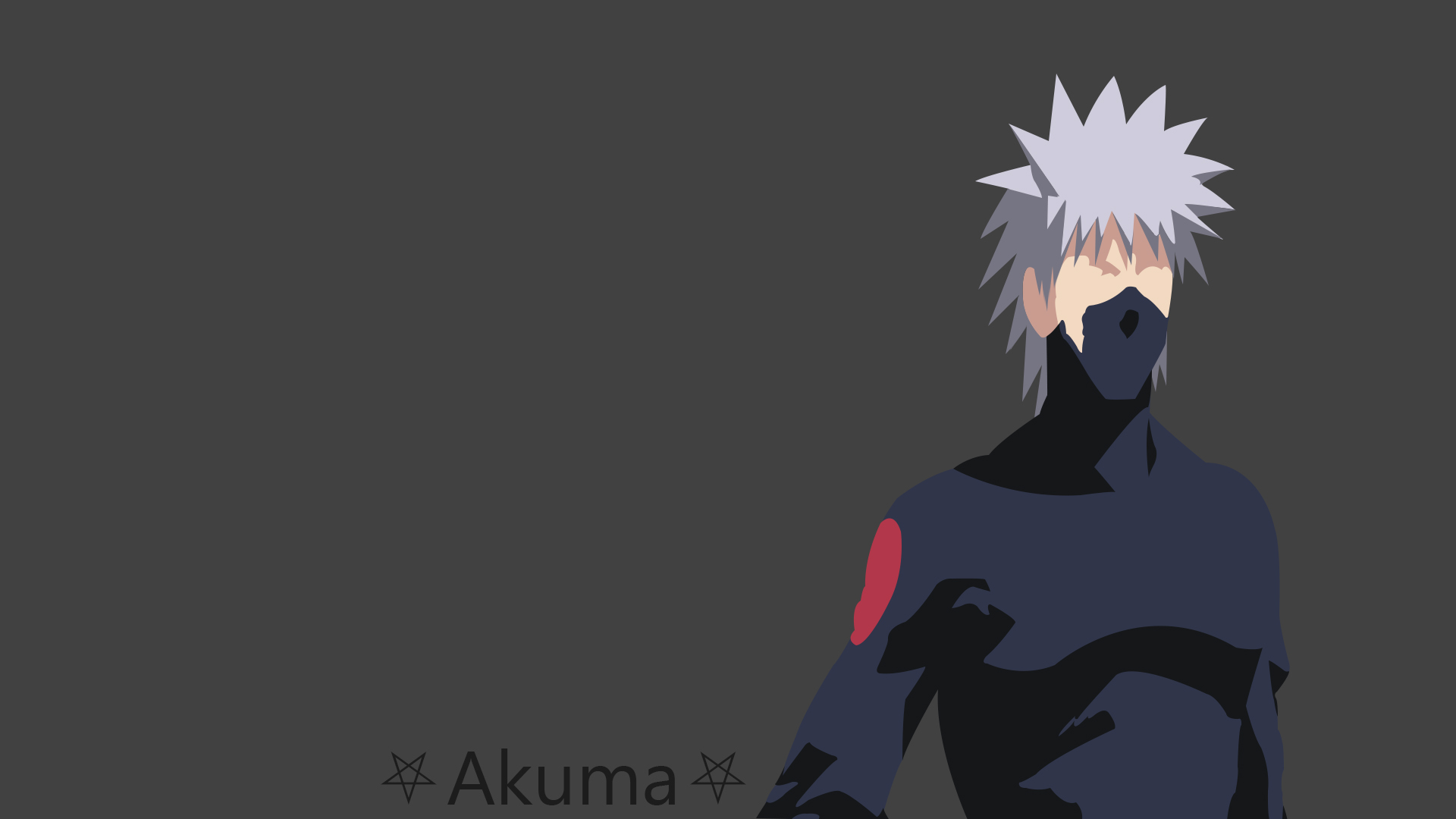 Kakashi Minimalist Wallpapers