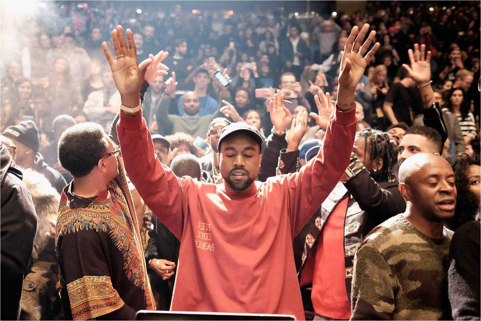 Kanye Hands Raised Wallpapers