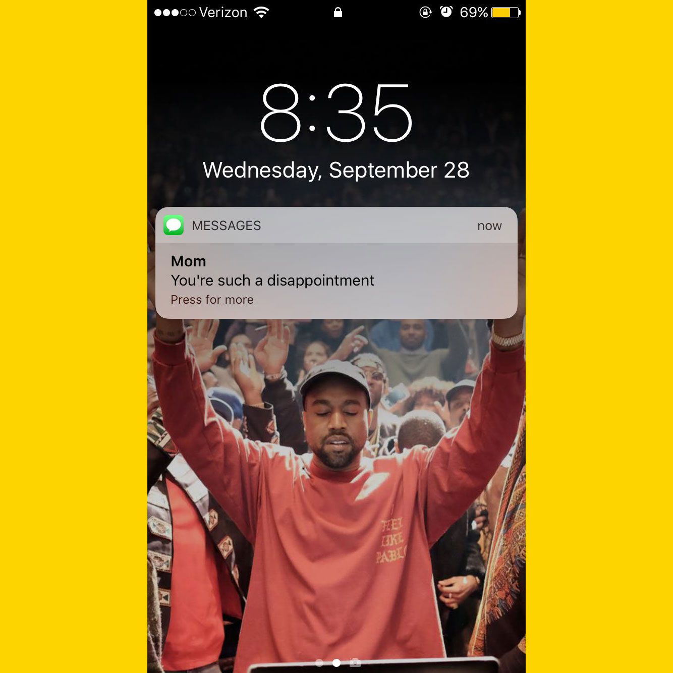 Kanye West With His Hands Up Wallpapers