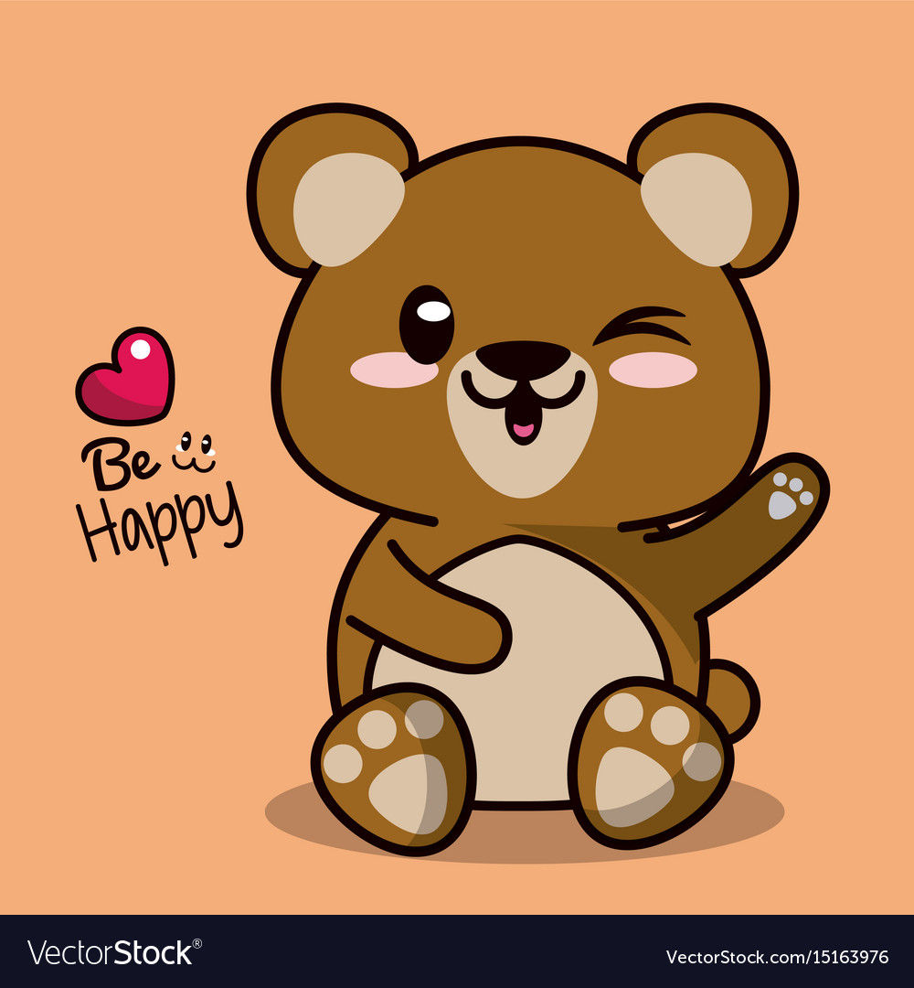 Kawaii Bear Drawing Wallpapers