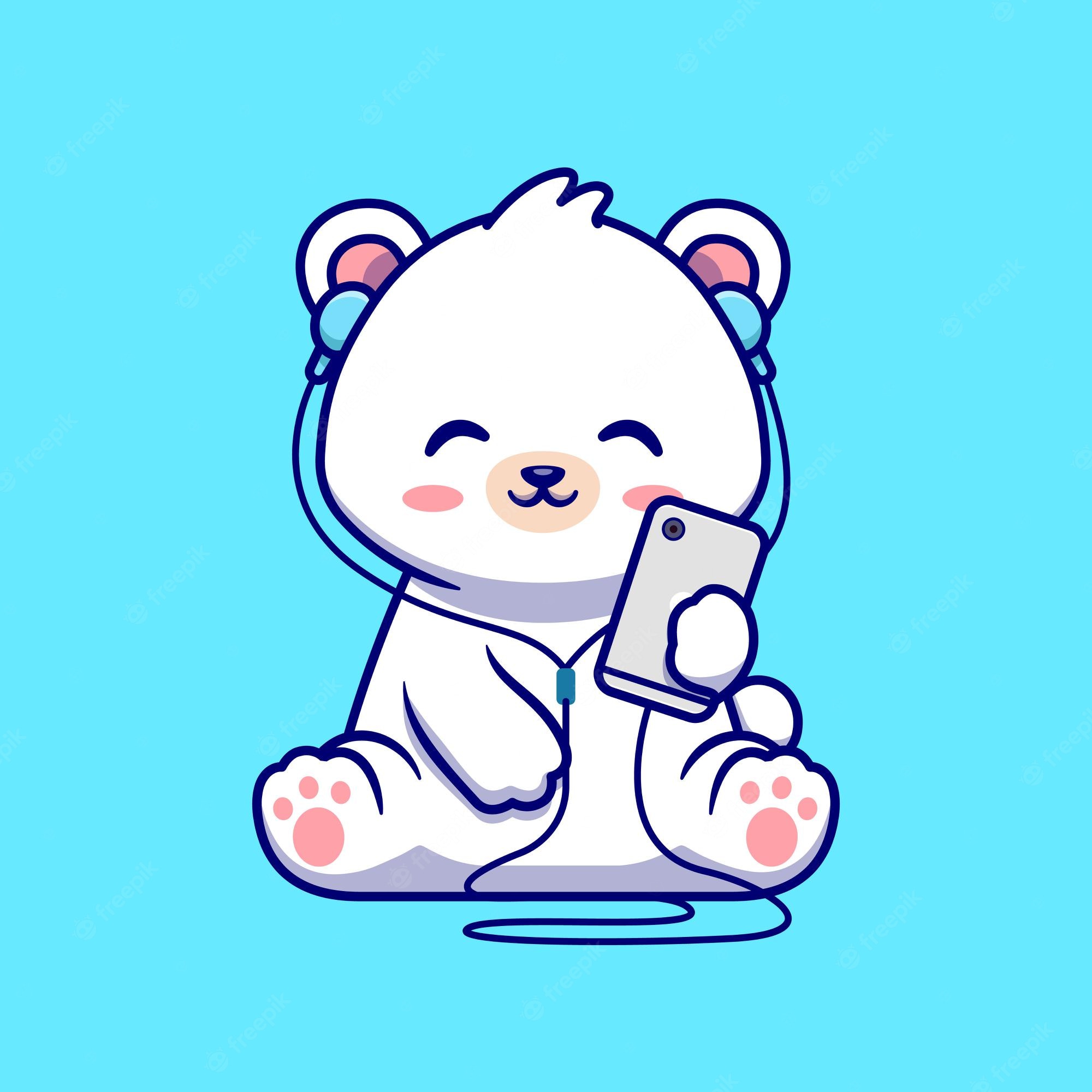 Kawaii Bear Drawing Wallpapers