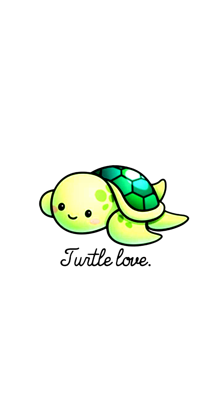 Kawaii Cute Turtle Wallpapers