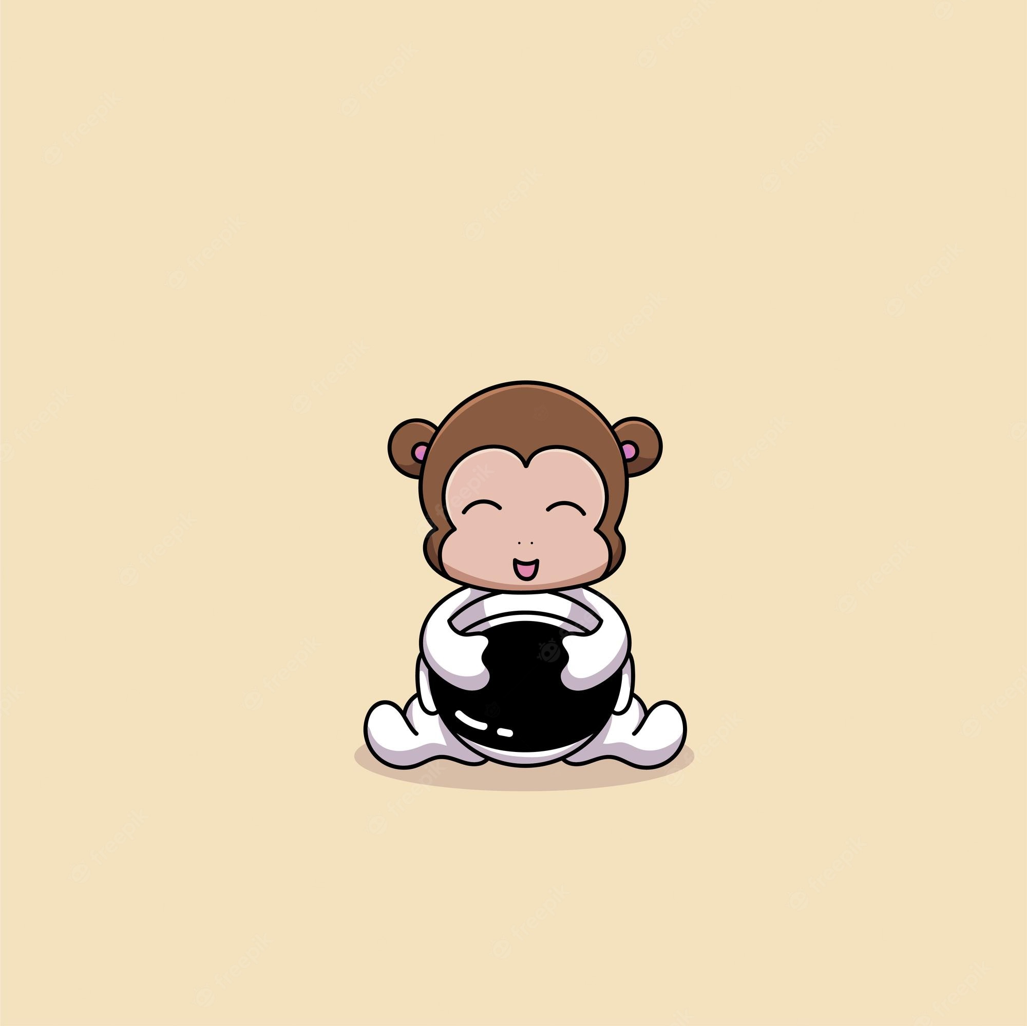 Kawaii Monkey Wallpapers