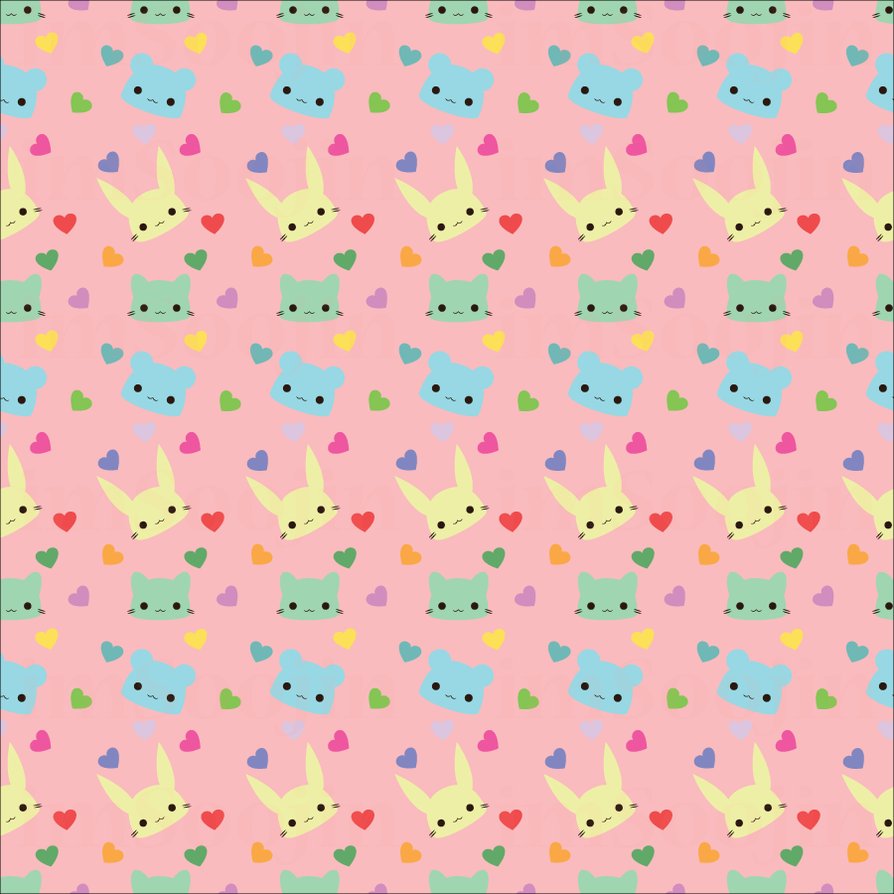 Kawaii Pattern Wallpapers