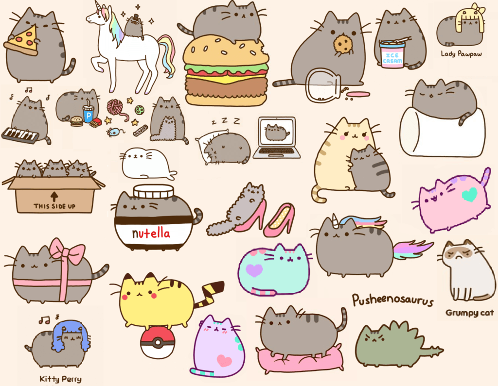 Kawaii Pusheen Wallpapers