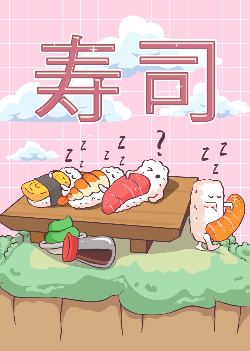 Kawaii Sushi Wallpapers