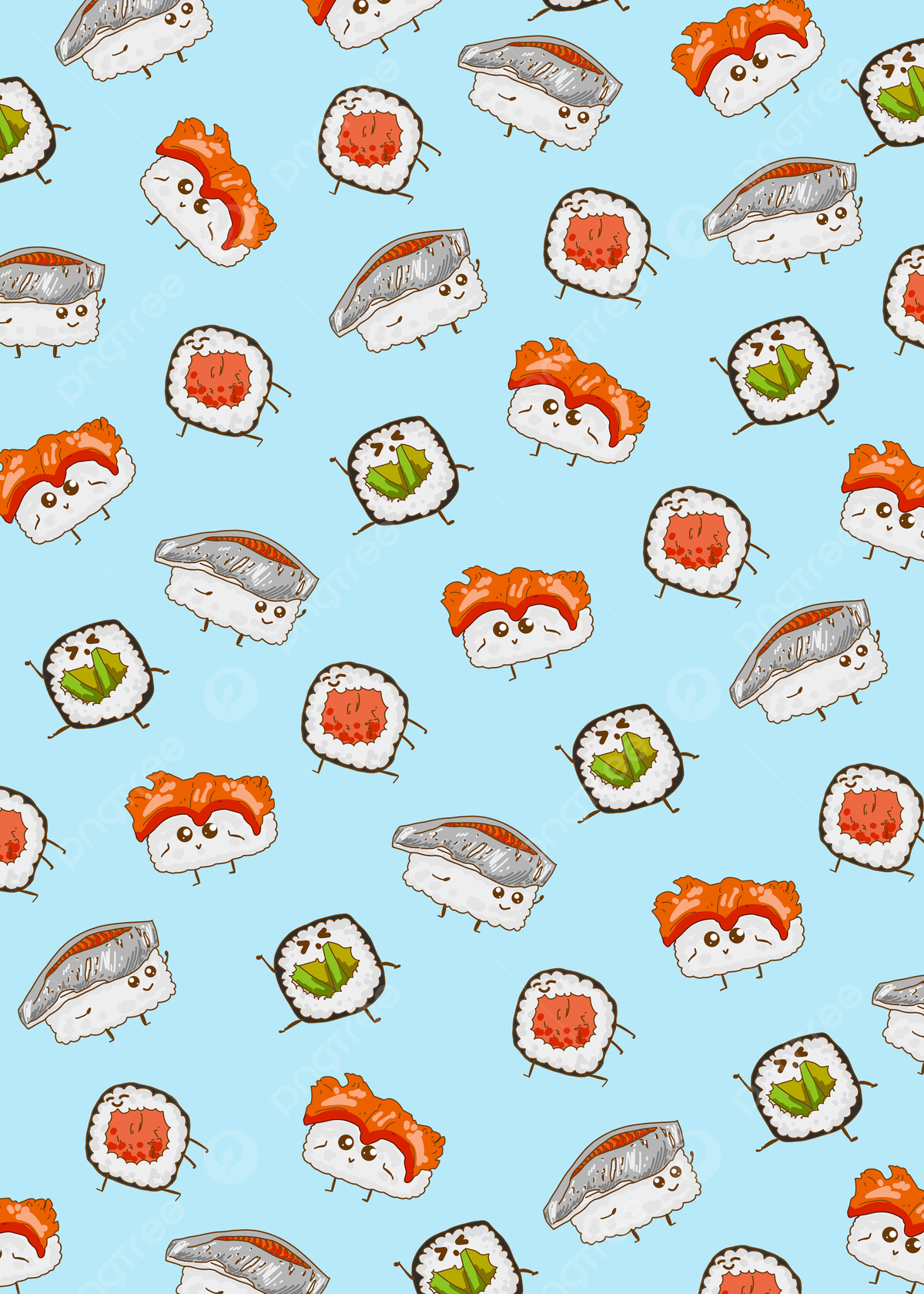 Kawaii Sushi Wallpapers