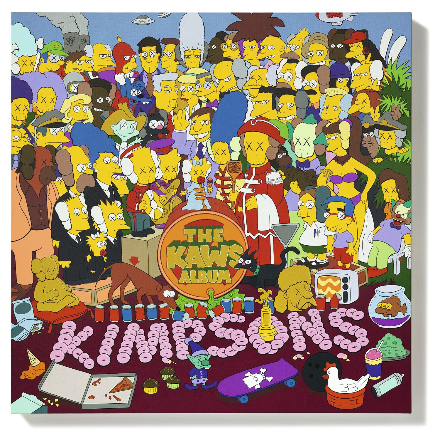 Kaws Simpsons Poster Wallpapers