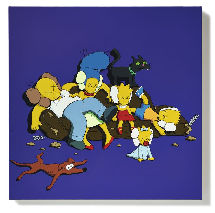 Kaws Simpsons Poster Wallpapers