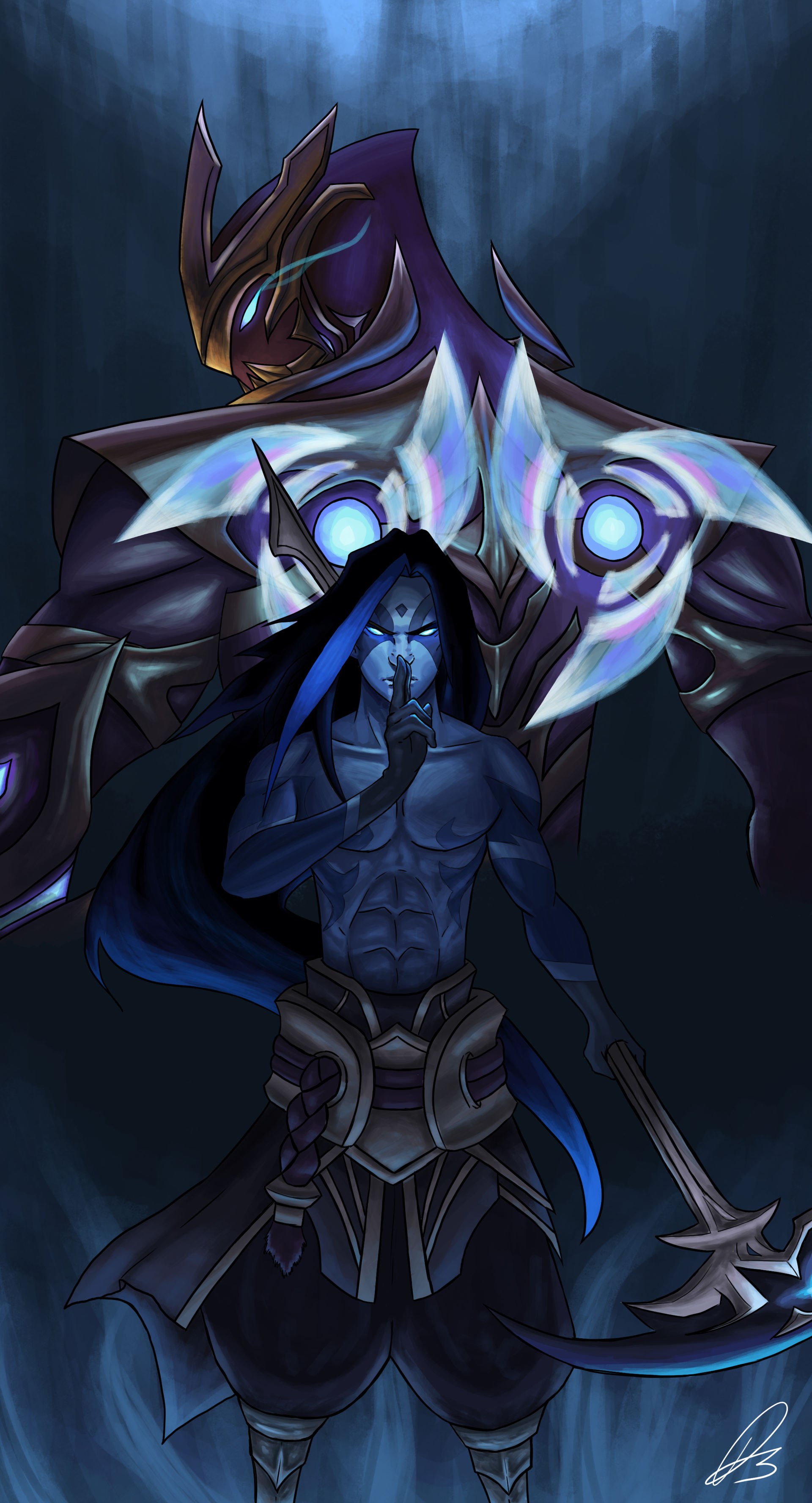 Kayn And Zed Wallpapers