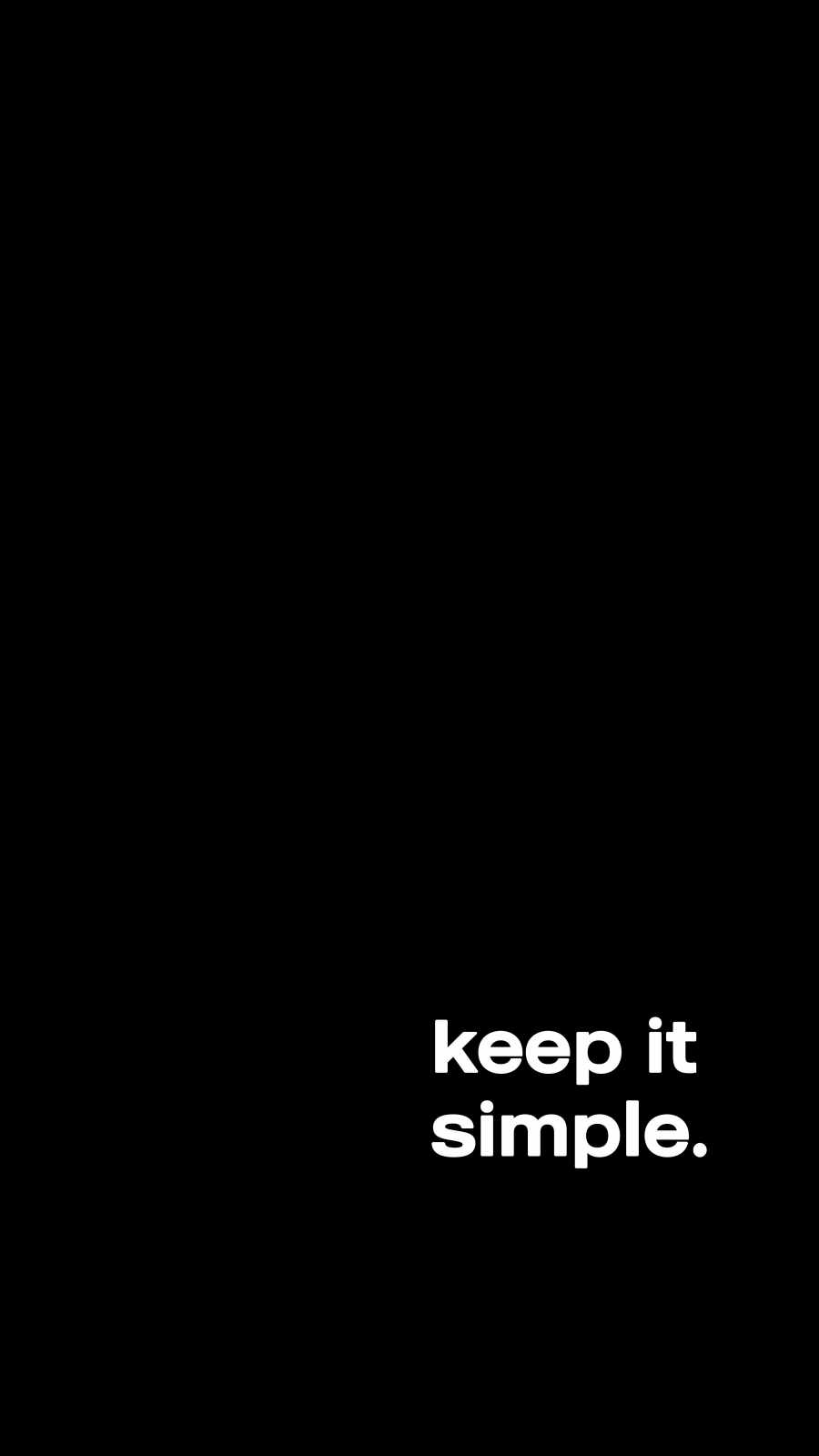 Keep It Simple Wallpapers