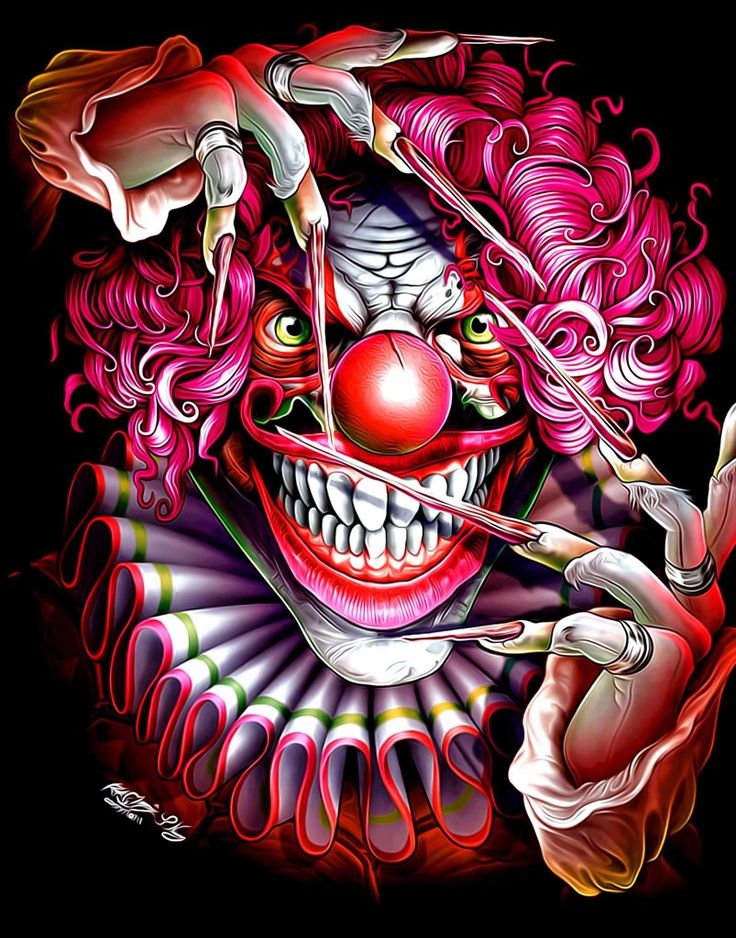 Killer Clown 3D Wallpapers