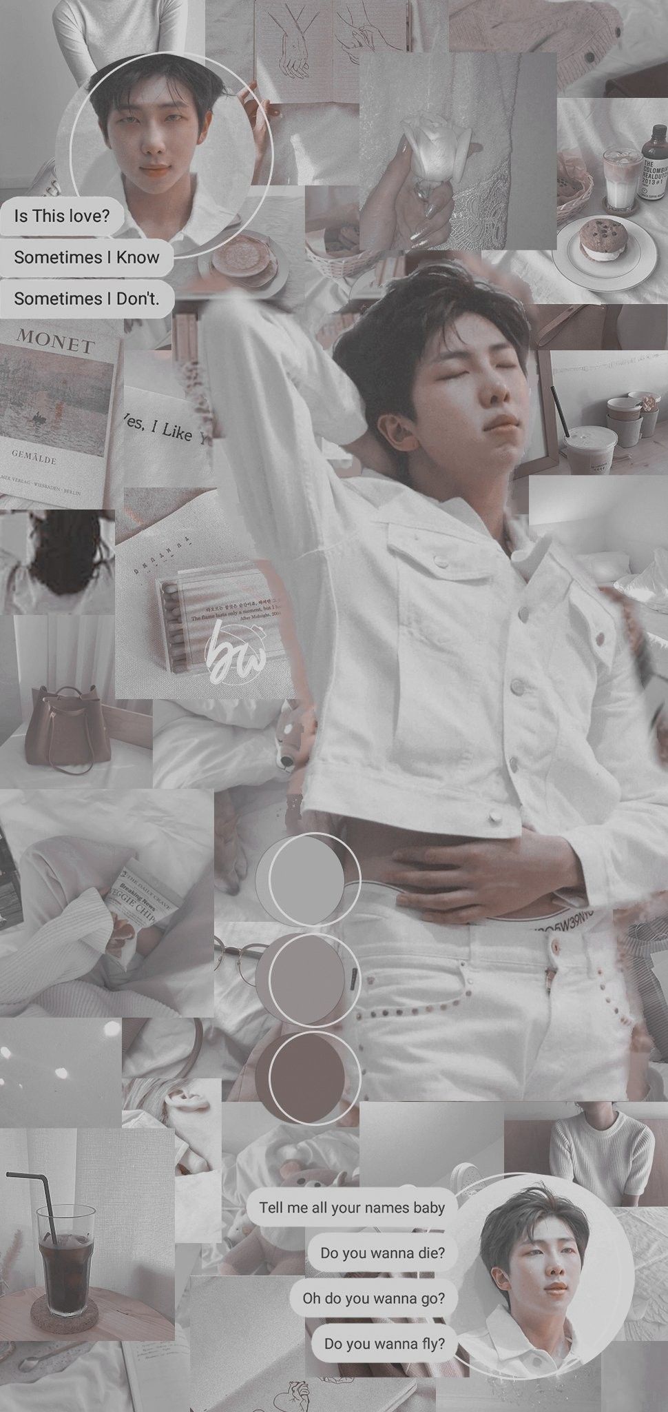 Kim Namjoon Aesthetic Wallpapers