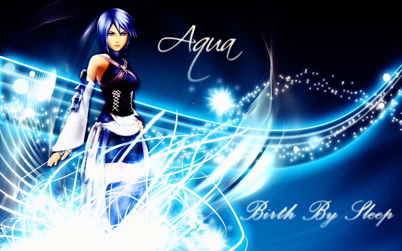 Kingdom Hearts 2.8 Aqua Wallpapers