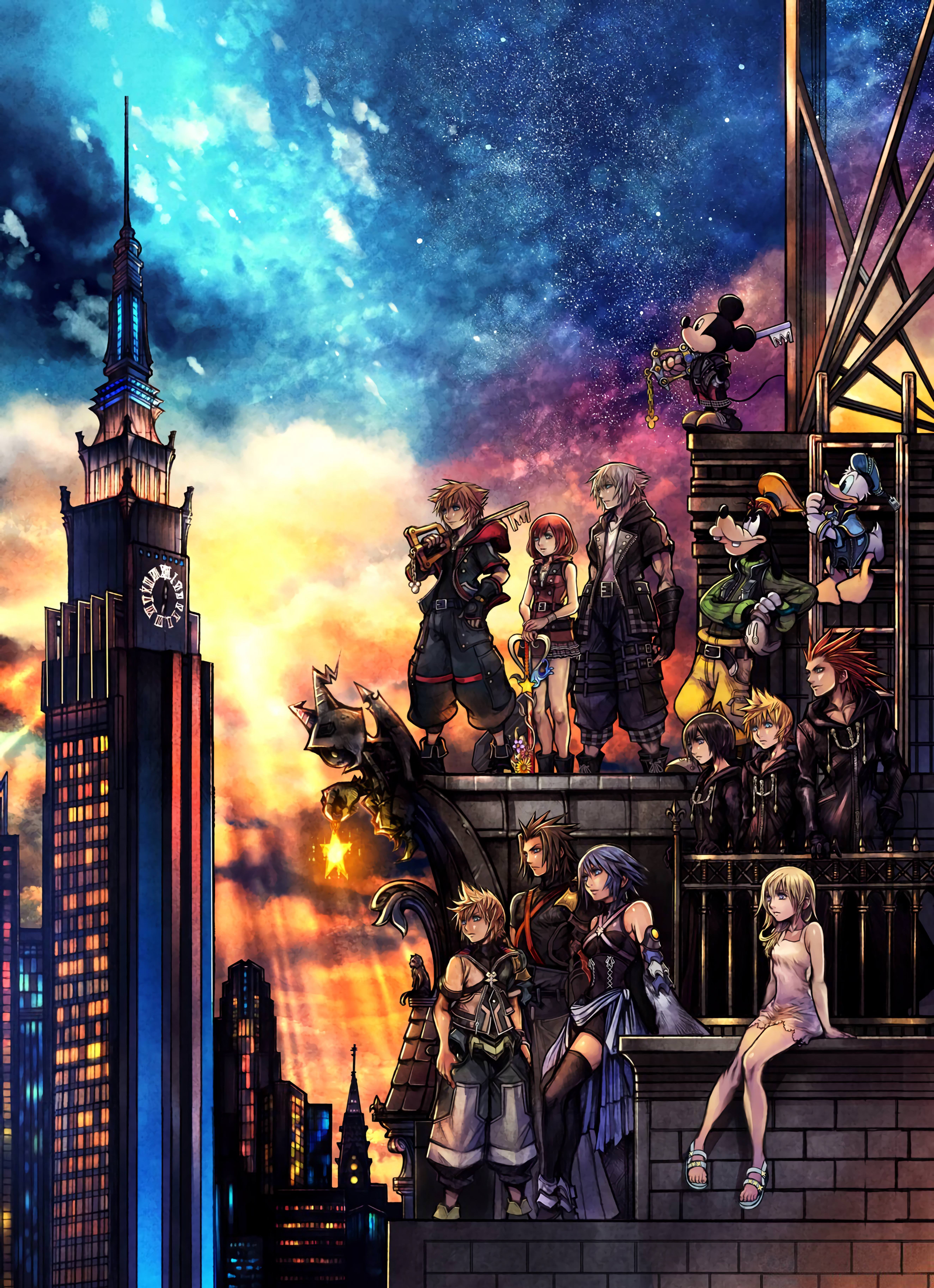 Kingdom Hearts 3 Cover Art Wallpapers