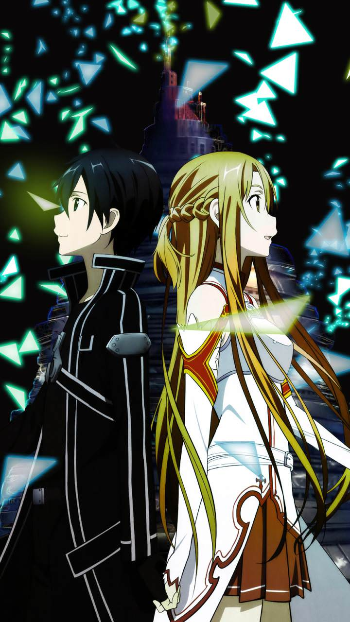 Kirito And Asuna Iphone Wallpapers