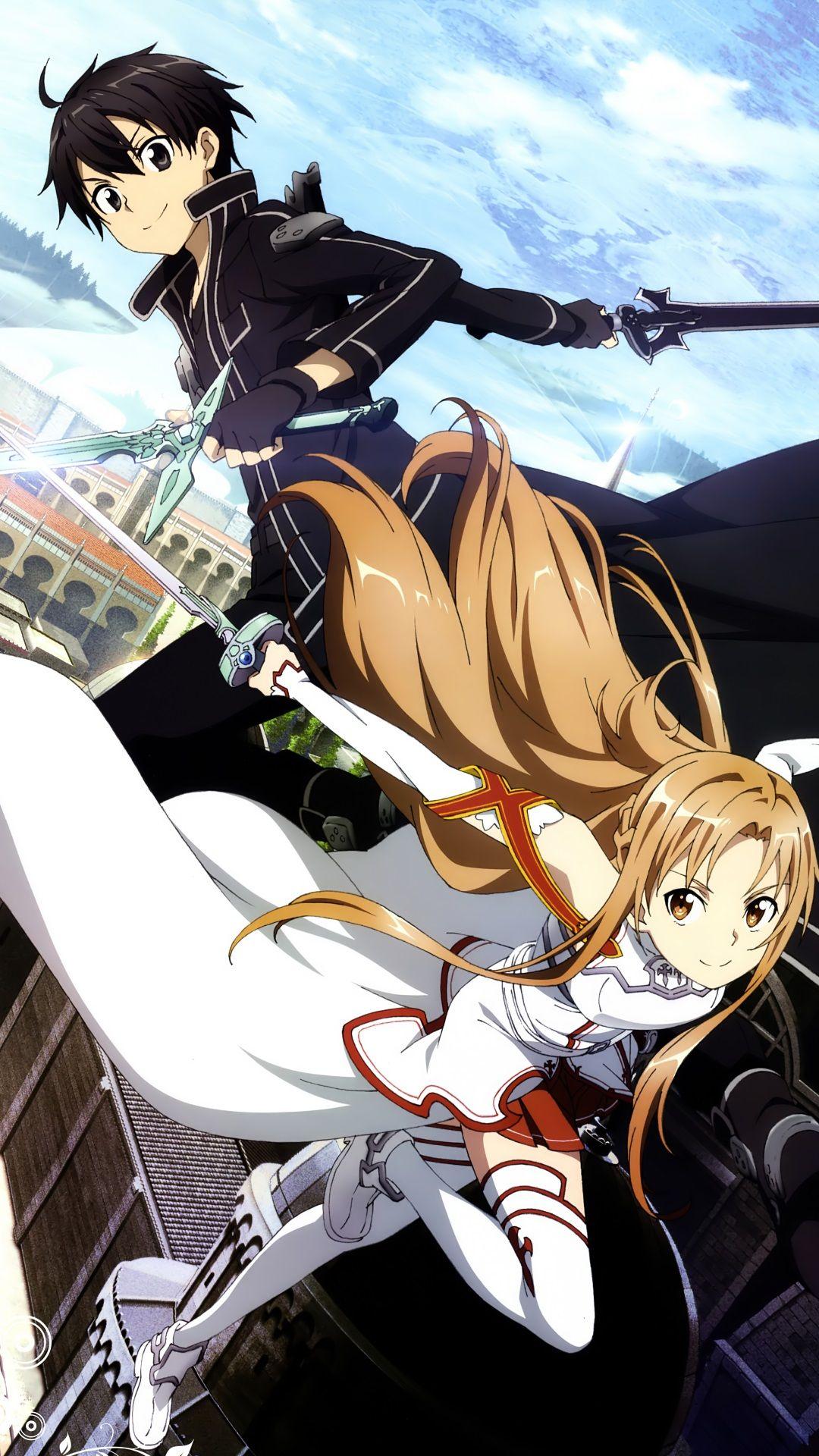 Kirito And Asuna Iphone Wallpapers