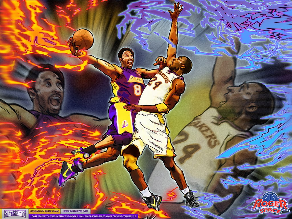 Kobe Bryant 8 And 24 Wallpapers