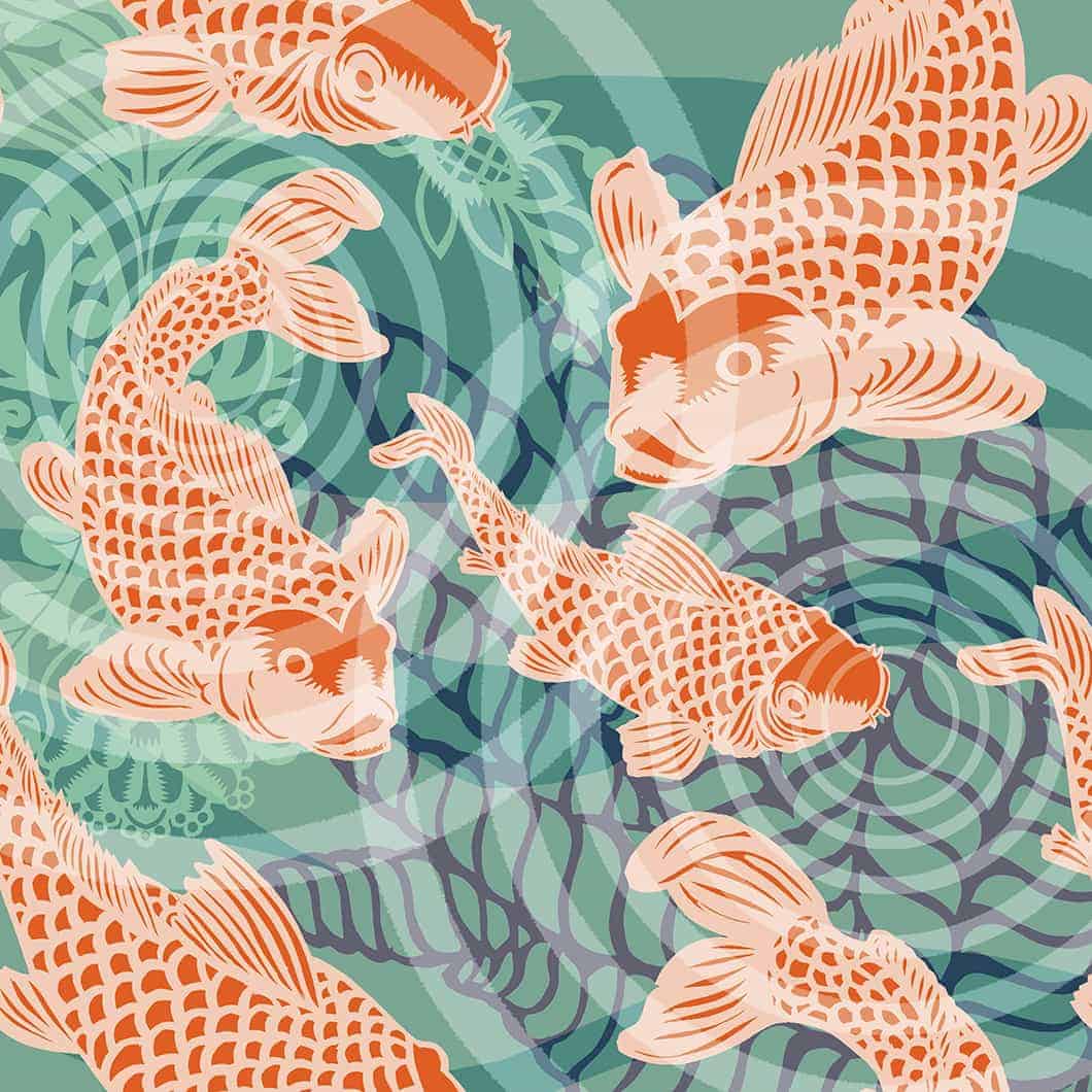 Koi Fish Painting Wallpapers