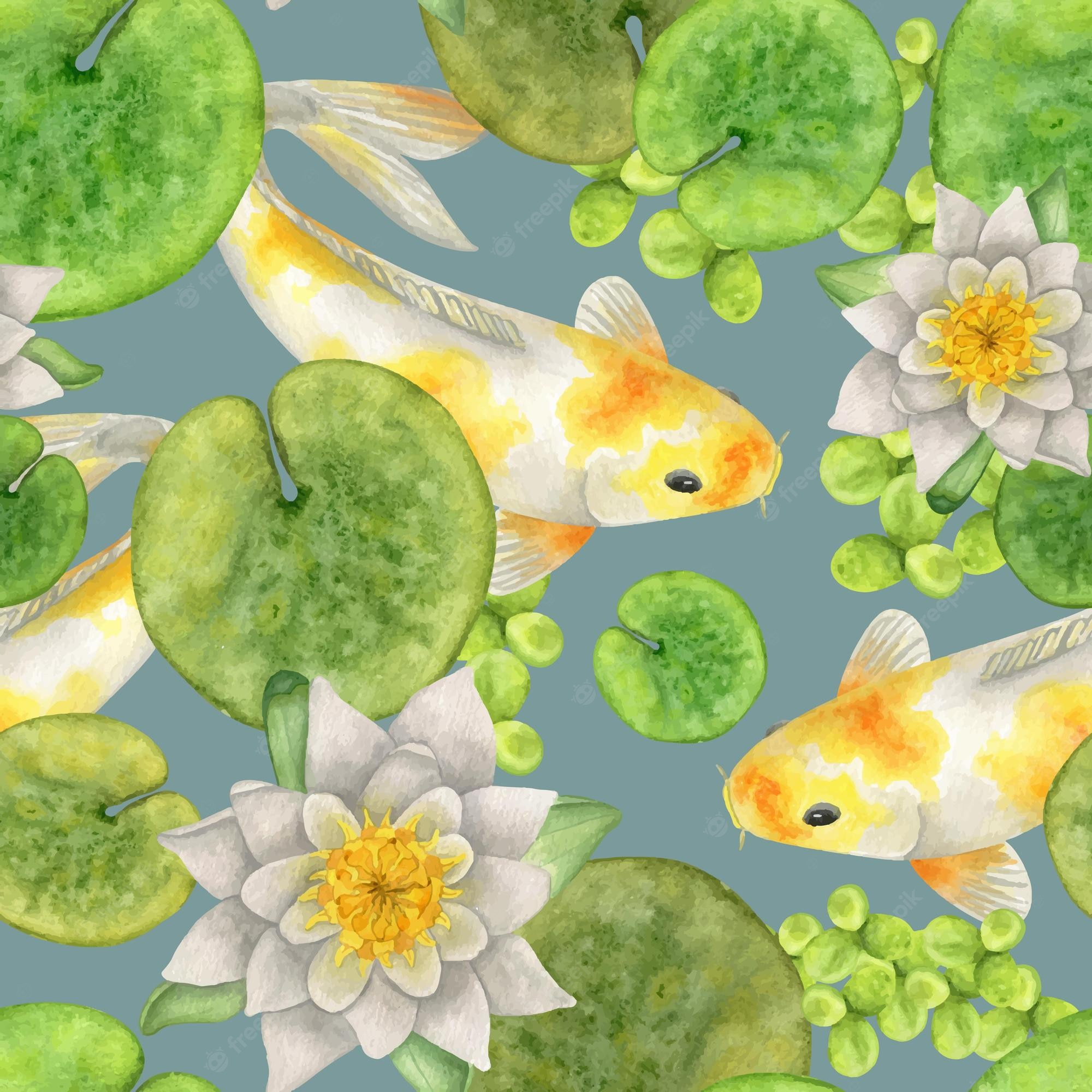 Koi Fish Painting Wallpapers