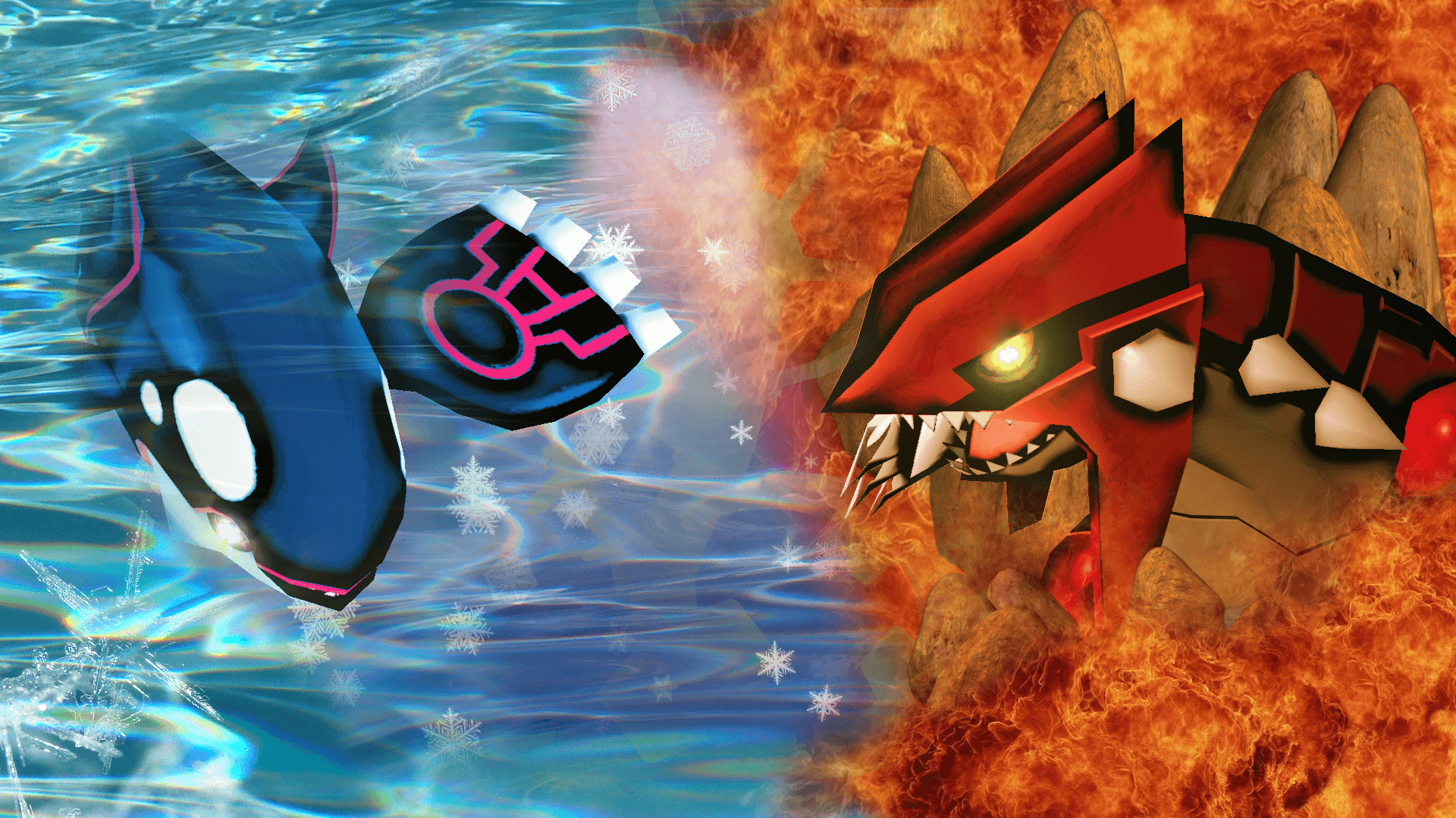 Kyogre Vs Groudon Wallpapers