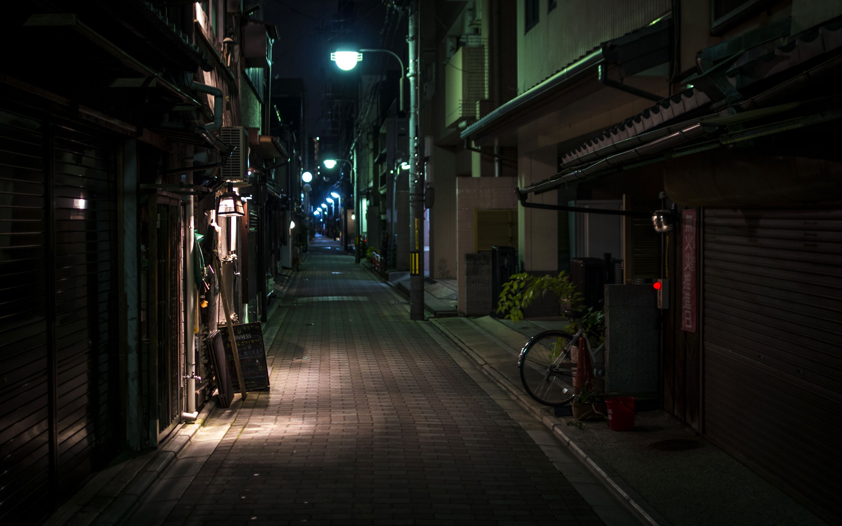 Kyoto Japan Alleyway Wallpapers