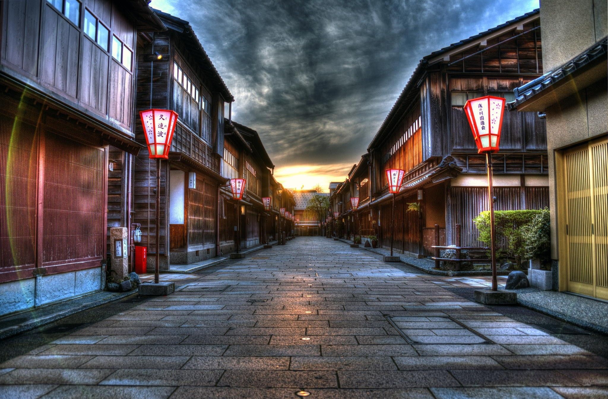 Kyoto Japan Alleyway Wallpapers