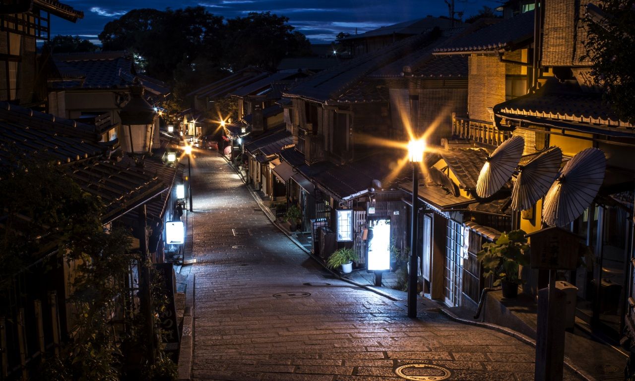 Kyoto Japan Alleyway Wallpapers