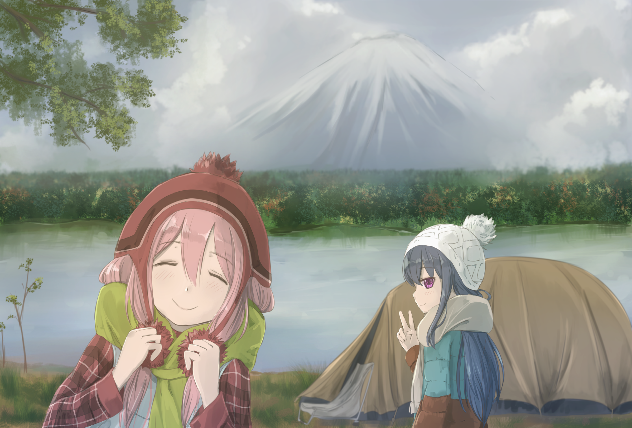 Laid Back Camp Wallpapers