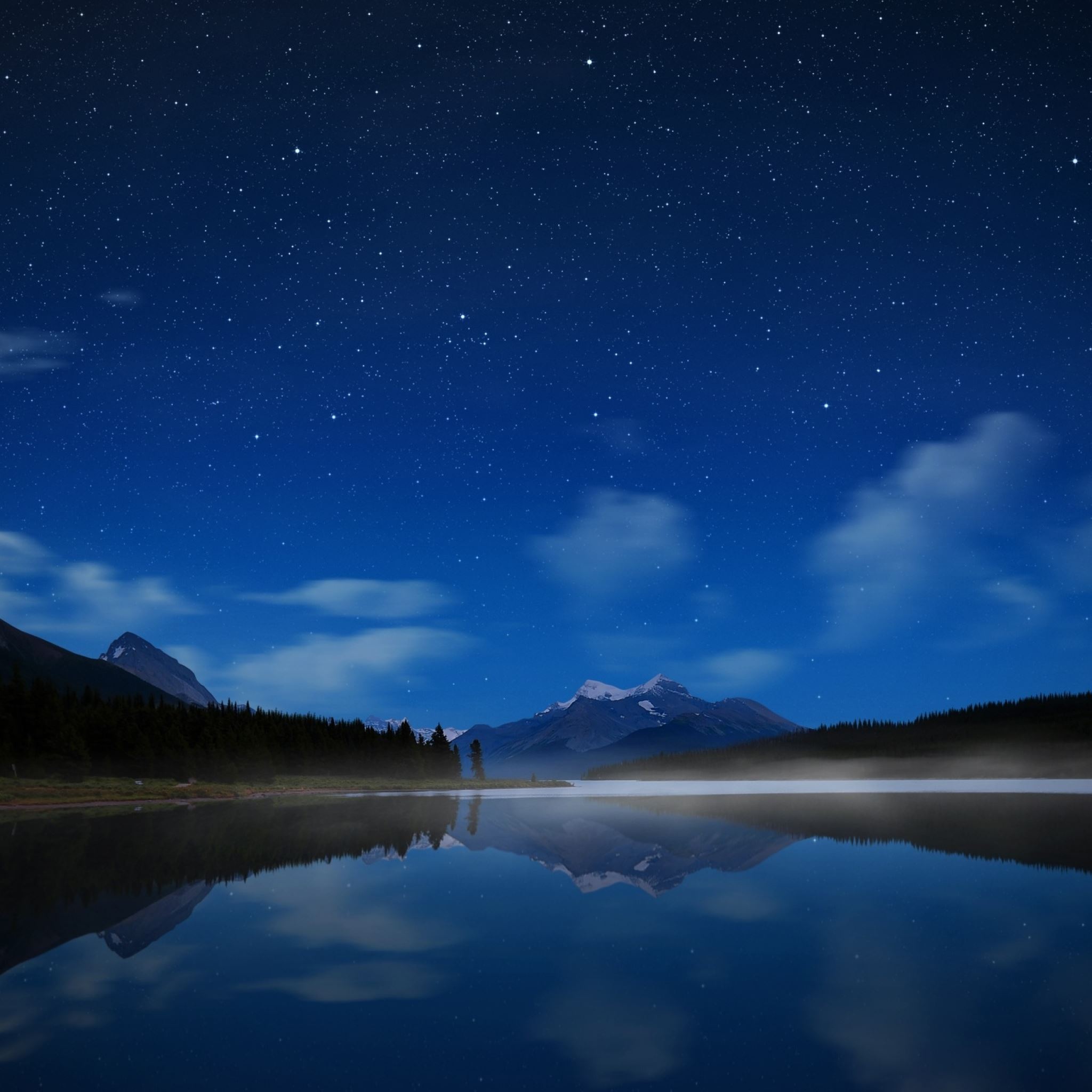 Lake At Night Wallpapers