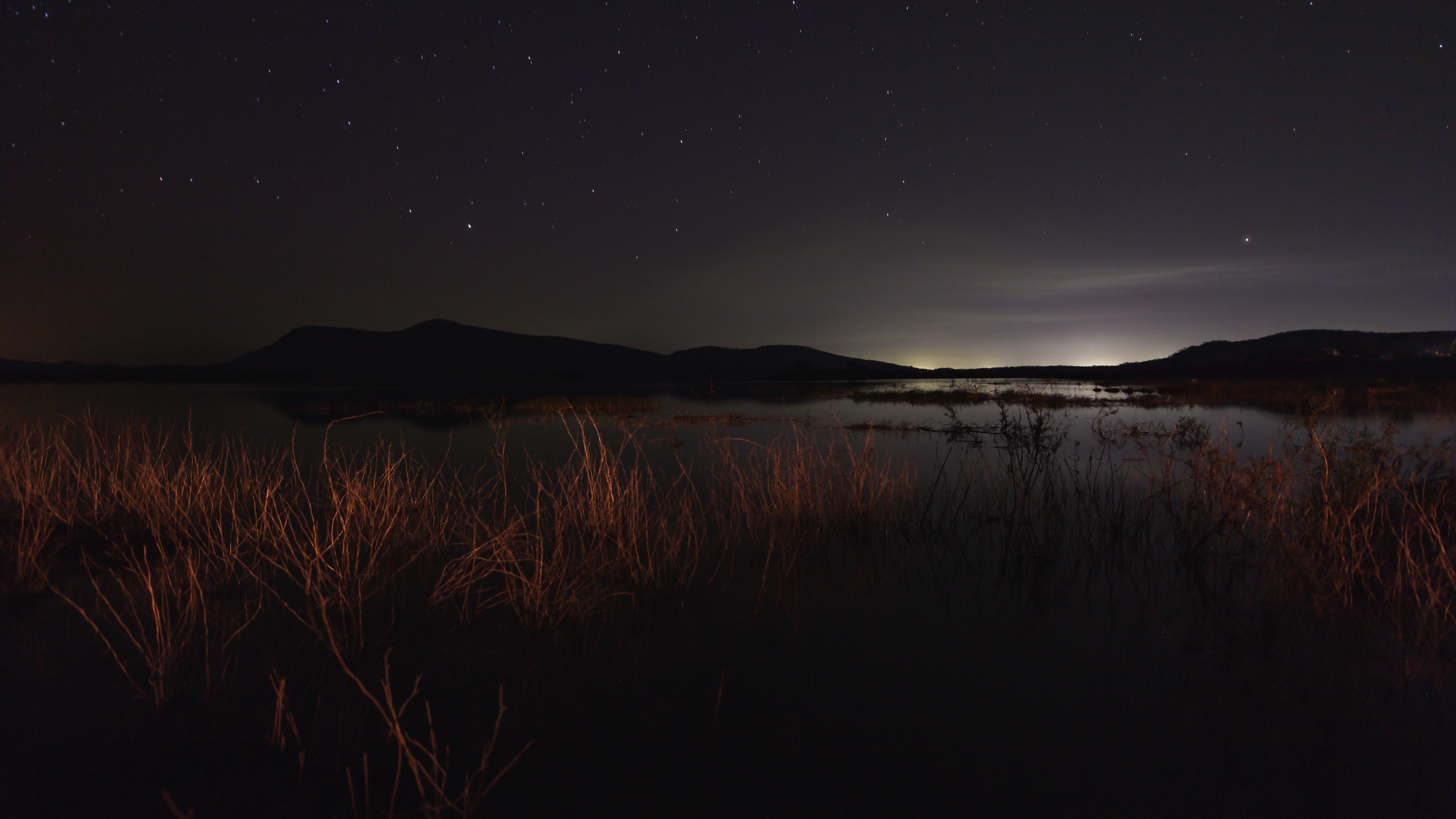 Lake At Night Wallpapers