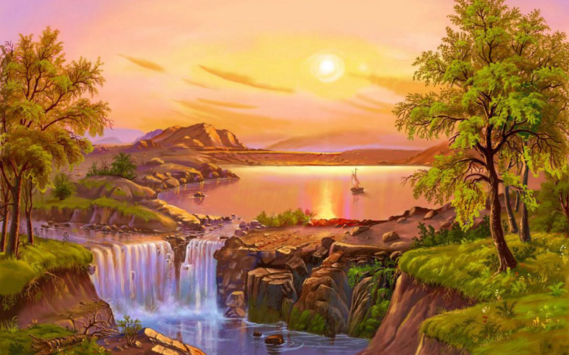 Landscape Painting Wallpapers